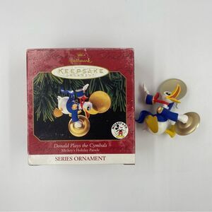 Disney Hallmark Donald Plays the Symbols 1999 Vintage Ornament